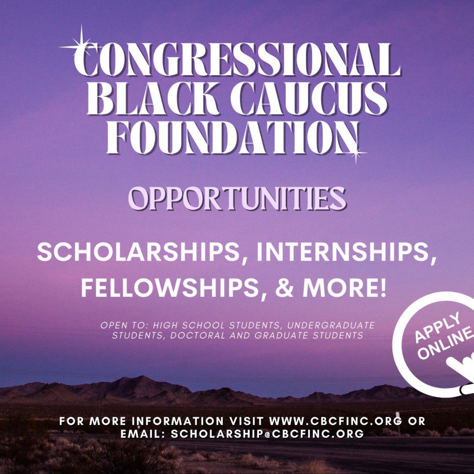 » 2023 Congressional Black Caucus Foundation Opportunities Chancellor